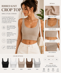 Ribbed Knit Crop Top